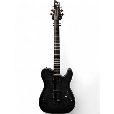 Schecter Guitar Research Used Schecter Guitar Research HELLRAISER HYBRID Trans Black Solid Body Electric Guitar