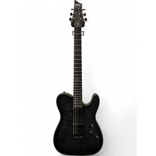 Schecter Guitar Research Used Schecter Guitar Research HELLRAISER HYBRID Trans Black Solid Body Electric Guitar Trans Black