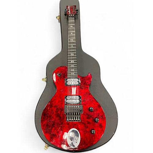 Used Schecter Guitar Research HELLRAISER SOLO APOCALYPSE Trans Red Solid Body Electric Guitar Trans Red