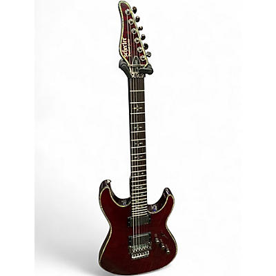 Used Schecter Guitar Research HELLRAISER SUNSET FR Black Cherry Solid Body Electric Guitar