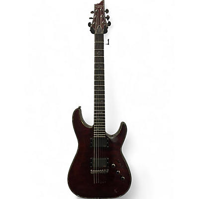 Schecter Guitar Research Used Schecter Guitar Research Hellraiser 006 Crimson Red Solid Body Electric Guitar