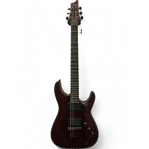 Schecter Guitar Research Used Schecter Guitar Research Hellraiser 006 Crimson Red Solid Body Electric Guitar Crimson Red