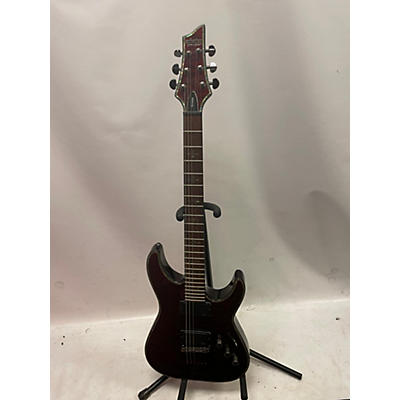 Schecter Guitar Research Used Schecter Guitar Research Hellraiser Black Cherry Solid Body Electric Guitar