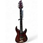 Used Schecter Guitar Research Hellraiser C-1 FR Black Cherry Solid Body Electric Guitar Black Cherry