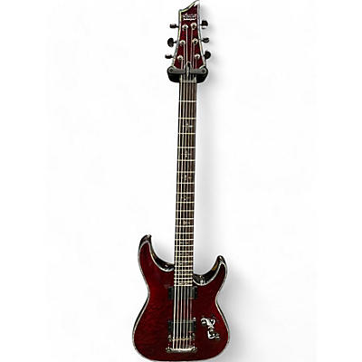 Schecter Guitar Research Used Schecter Guitar Research Hellraiser C-VI Black Cherry Solid Body Electric Guitar