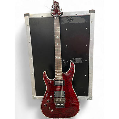 Used Schecter Guitar Research Hellraiser C1 Black Cherry Solid Body Electric Guitar
