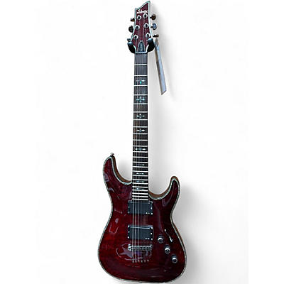 Used Schecter Guitar Research Hellraiser C1 Black Cherry Solid Body Electric Guitar
