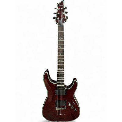 Used Schecter Guitar Research Hellraiser C1 Black Cherry Solid Body Electric Guitar