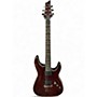 Used Schecter Guitar Research Hellraiser C1 Black Cherry Solid Body Electric Guitar Black Cherry