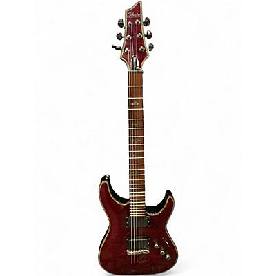 Used Schecter Guitar Research Hellraiser C1 Black Cherry Solid Body Electric Guitar