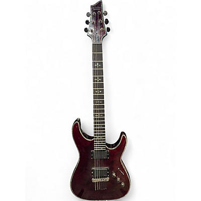 Used Schecter Guitar Research Hellraiser C1 Black Cherry Solid Body Electric Guitar