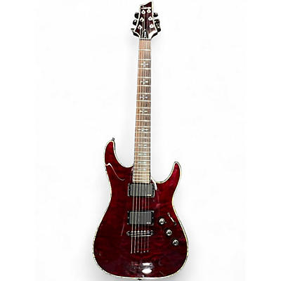 Used Schecter Guitar Research Hellraiser C1 Black Cherry Solid Body Electric Guitar