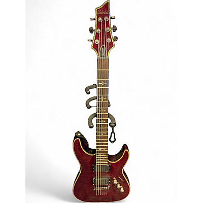 Used Schecter Guitar Research Hellraiser C1 Black Cherry Solid Body Electric Guitar