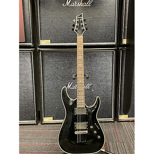 Schecter Guitar Research Used Schecter Guitar Research Hellraiser C1 Black Solid Body Electric Guitar Black