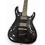 Used Schecter Guitar Research Hellraiser C1 Black Solid Body Electric Guitar Black