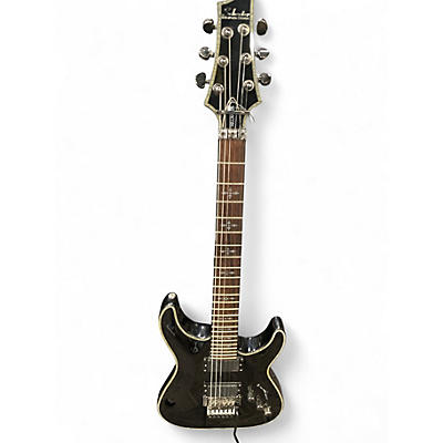 Used Schecter Guitar Research Hellraiser C1 Black Solid Body Electric Guitar