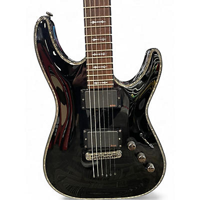 Used Schecter Guitar Research Hellraiser C1 Black Solid Body Electric Guitar