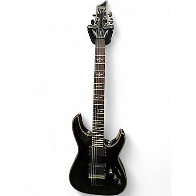 Used Schecter Guitar Research Hellraiser C1 Black Solid Body Electric Guitar