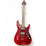 Used Schecter Guitar Research Hellraiser C1 Crimson Red Trans Solid Body Electric Guitar Crimson Red Trans