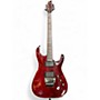 Used Schecter Guitar Research Hellraiser C1 FR Black Cherry Solid Body Electric Guitar Black Cherry