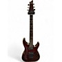 Used Schecter Guitar Research Hellraiser C1 FR Black Cherry Solid Body Electric Guitar Black Cherry