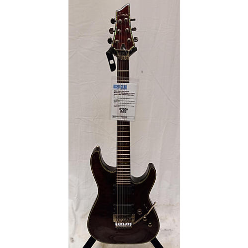 Schecter Guitar Research Used Schecter Guitar Research Hellraiser C1 Floyd Rose Black Cherry Solid Body Electric Guitar Black Cherry