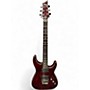 Used Schecter Guitar Research Hellraiser C1 Floyd Rose Black Cherry Solid Body Electric Guitar Black Cherry