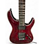 Used Schecter Guitar Research Hellraiser C1 Floyd Rose Black Cherry Solid Body Electric Guitar Black Cherry
