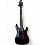 Used Schecter Guitar Research Hellraiser C1 Floyd Rose Black Cherry Solid Body Electric Guitar Black Cherry