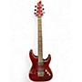 Used Schecter Guitar Research Hellraiser C1 Floyd Rose Black Cherry Solid Body Electric Guitar Black Cherry