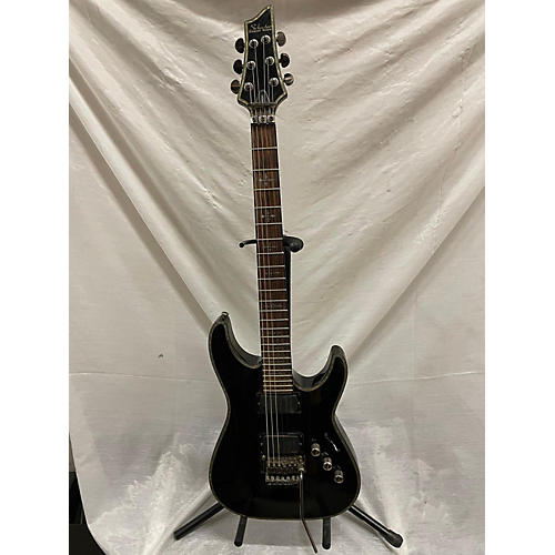 Schecter Guitar Research Used Schecter Guitar Research Hellraiser C1 Floyd Rose Black Solid Body Electric Guitar Black