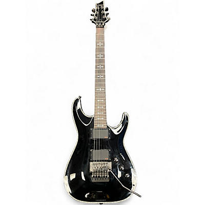 Used Schecter Guitar Research Hellraiser C1 Floyd Rose Black Solid Body Electric Guitar