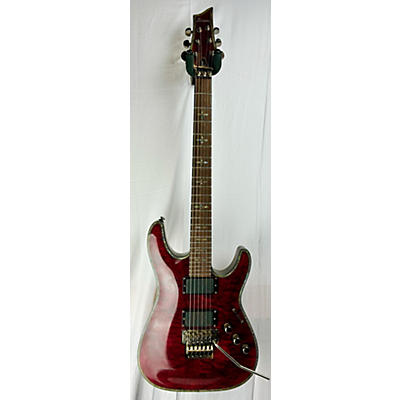 Schecter Guitar Research Used Schecter Guitar Research Hellraiser C1 Floyd Rose Red Solid Body Electric Guitar