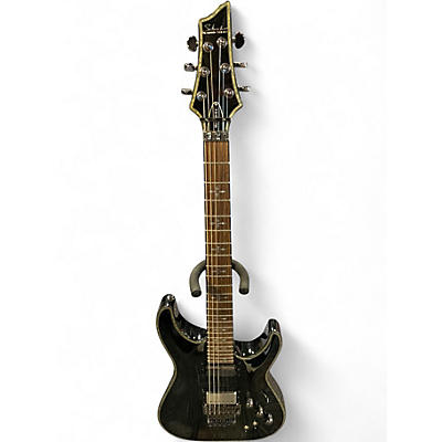 Used Schecter Guitar Research Hellraiser C1 Floyd Rose Sustaniac Black Solid Body Electric Guitar