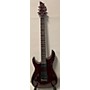 Used Schecter Guitar Research Used Schecter Guitar Research Hellraiser C1 Floyd Rose Sustaniac Left Handed Black Cherry Electric Guitar Black Cherry