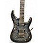 Used Schecter Guitar Research Hellraiser C1 Floyd Rose Sustaniac Trans Black Solid Body Electric Guitar Trans Black