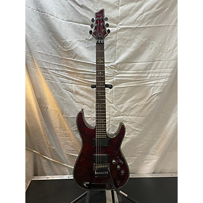 Schecter Guitar Research Used Schecter Guitar Research Hellraiser C1 Floyd Rose Trans Crimson Red Solid Body Electric Guitar