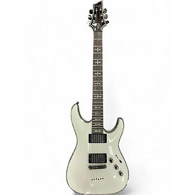 Schecter Guitar Research Used Schecter Guitar Research Hellraiser C1 Gloss White Solid Body Electric Guitar