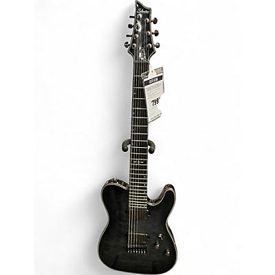 Used Schecter Guitar Research Hellraiser C1 HYBRID BLK TRANS BLACK BURST Solid Body Electric Guitar
