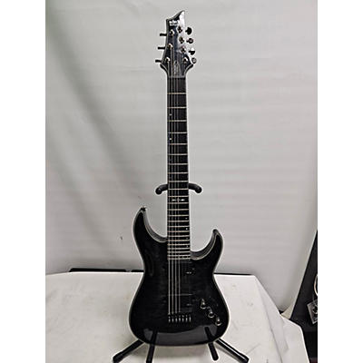 Schecter Guitar Research Used  Schecter Guitar Research Hellraiser C1 Hybrid 7 Trans Black