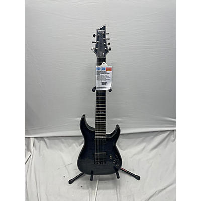 Schecter Guitar Research Used Schecter Guitar Research Hellraiser C1 Hybrid 7-string Trans Black Solid Body Electric Guitar