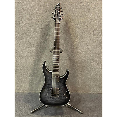 Schecter Guitar Research Used Schecter Guitar Research Hellraiser C1 Hybrid 7string Trans Black Solid Body Electric Guitar