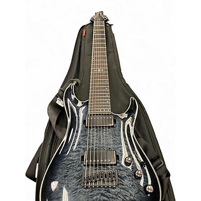 Used Schecter Guitar Research Hellraiser C1 Hybrid BLACK SMOKE Solid Body Electric Guitar