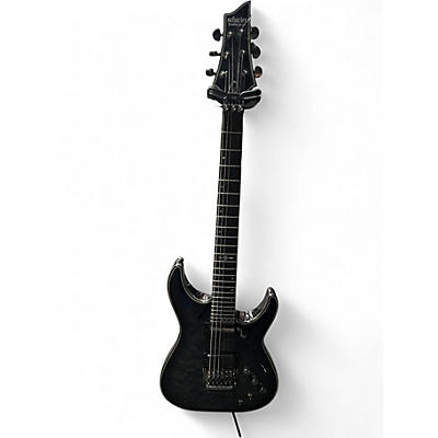 Used Schecter Guitar Research Hellraiser C1 Hybrid FR S Sustainiac Trans Black Burst Solid Body Electric Guitar