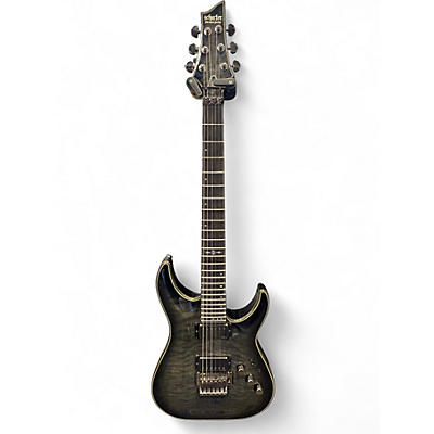 Used Schecter Guitar Research Hellraiser C1 Hybrid FR TRANS BLACK BURST Solid Body Electric Guitar