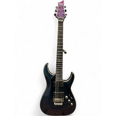 Used Schecter Guitar Research Hellraiser C1 Hybrid Purple Solid Body Electric Guitar