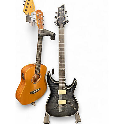 Used Schecter Guitar Research Hellraiser C1 Hybrid QUILTED MAPLE Solid Body Electric Guitar