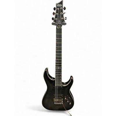 Used Schecter Guitar Research Hellraiser C1 Hybrid Smoke Black Solid Body Electric Guitar