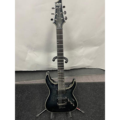 Schecter Guitar Research Used Schecter Guitar Research Hellraiser C1 Hybrid TRANSPARENT BLACK Solid Body Electric Guitar