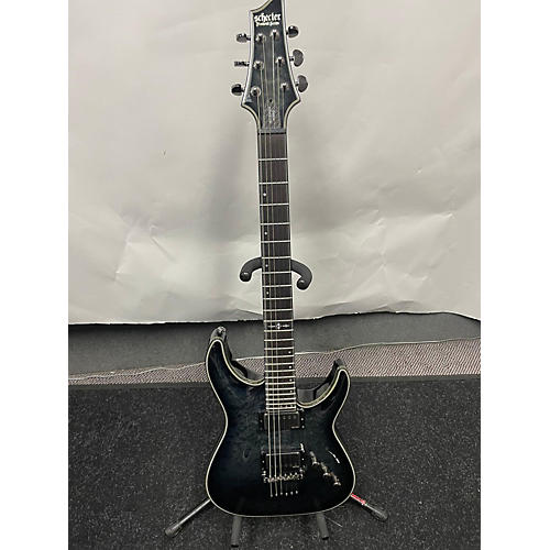 Schecter Guitar Research Used Schecter Guitar Research Hellraiser C1 Hybrid TRANSPARENT BLACK Solid Body Electric Guitar TRANSPARENT BLACK